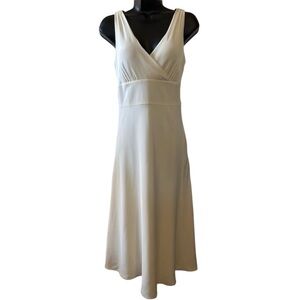 J. Crew 100% Silk Sophia Dress in Ivory